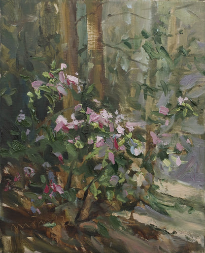 Meinel, Mathias, Rhododendron, 30 x 24, Öl auf Leinw., 2022