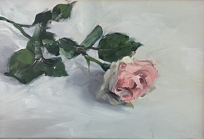 Petermann, Hanna, Rose, 18 x 25,5cm, Öl auf Leinwand, 2015