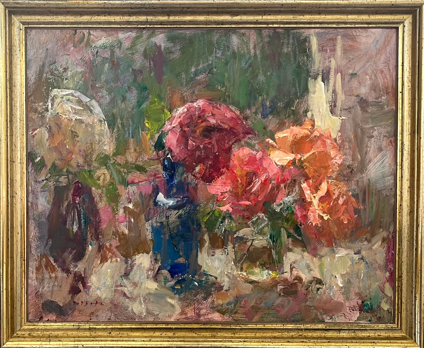 Wirtz, Björn, Rosengalerie, 40 x 50cm, Ölgemälde