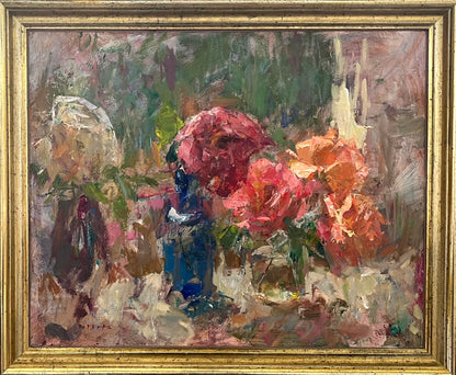 Wirtz, Björn, Rosengalerie, 40 x 50cm, Ölgemälde