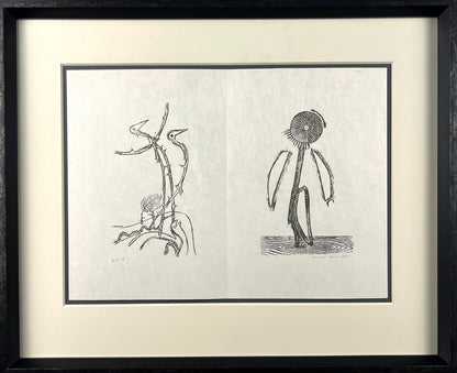 Ernst, Max, Rosier millenaire. Nainen courte chemise (Tausendjähriger Rosenstrauch. Zwerg in in kurzem Hemd), 18 x 28cm, h.c.1, Farblithografie, 1973