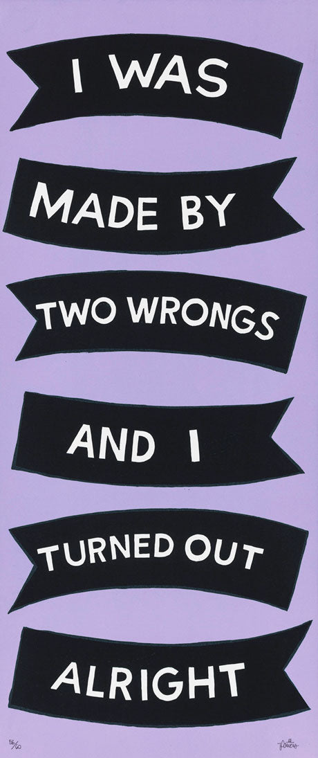 Powers, Stephen, I was made, 78 x 34cm, Lithografie