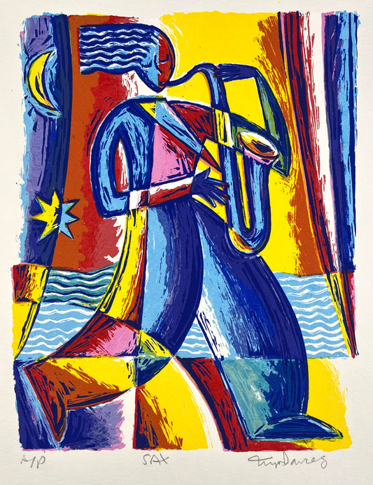 Davis, Tim, Sax, 28 X 22.5cm, AP