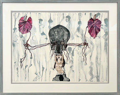 Schleime, Cornelia, Sieben Knoten, 57 x 77cm, 20/60, Lithografie