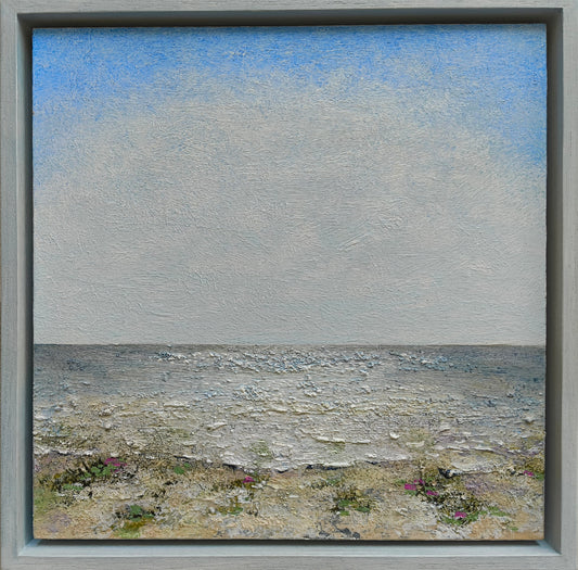 Rasch, Folkert, Seestück VIII, Öl auf Leinwand, 30x30 cm
