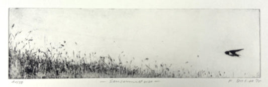 Dietrich, Nadine, Sensommervise, 6,5 x 23,8cm, 11/50, Photopolymer Etching