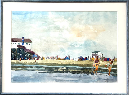 Rhodius, Detlef, September in Sankt Peter, 49,5 x 72,5cm, Aquarell, 2015