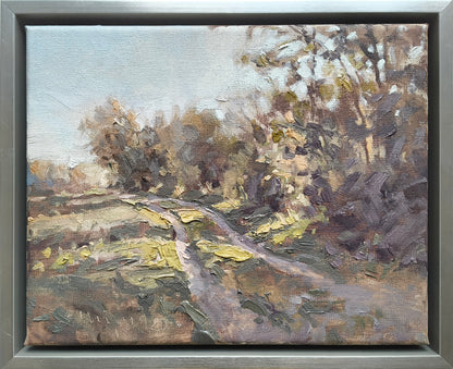 Meinel, Mathias, Septemberlicht II, 24 x 30cm, Öl auf Leinwand, 2020