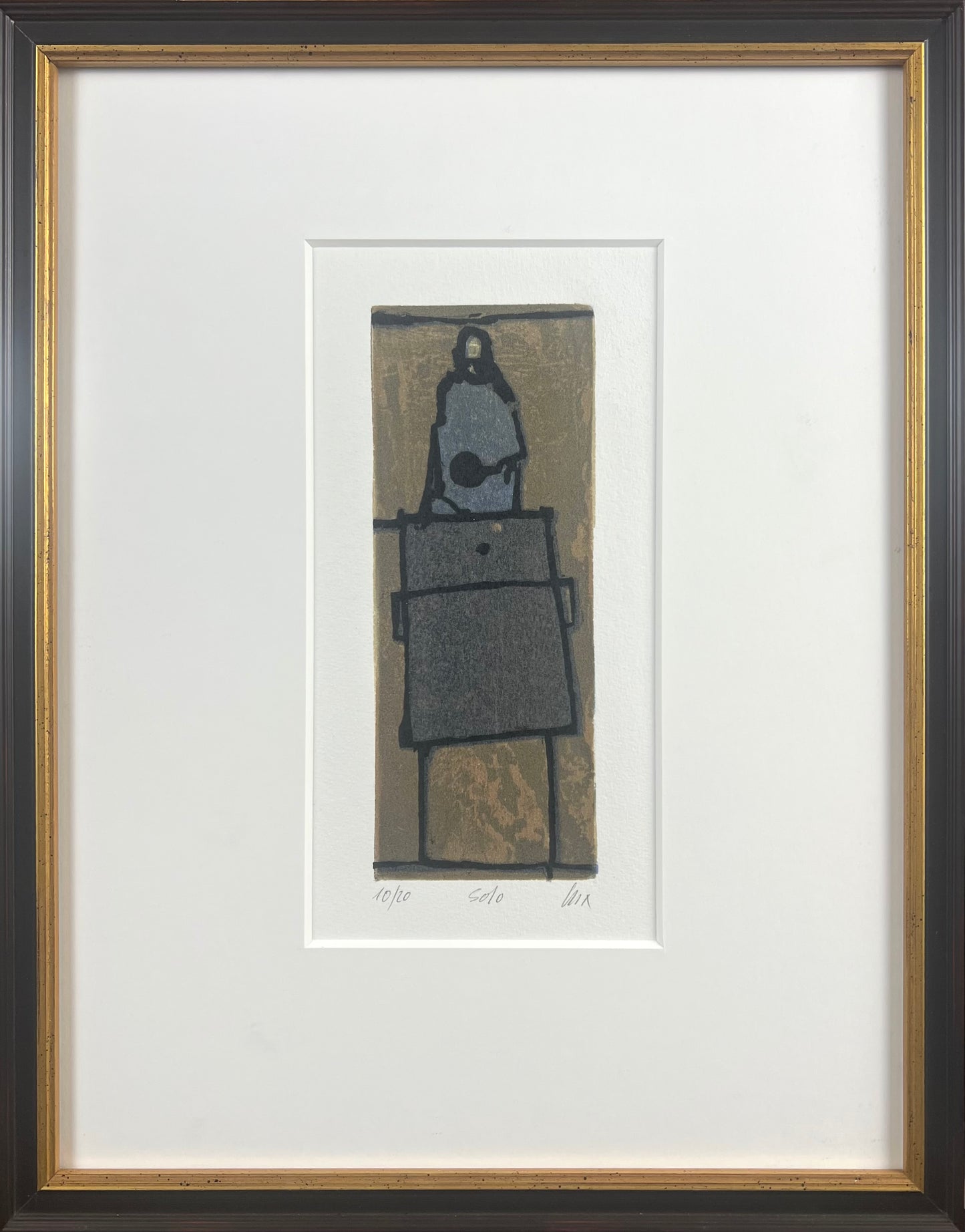 Knortz, Manuel, Solo, 35,5 x 27cm, 10/20, Holzschnitt