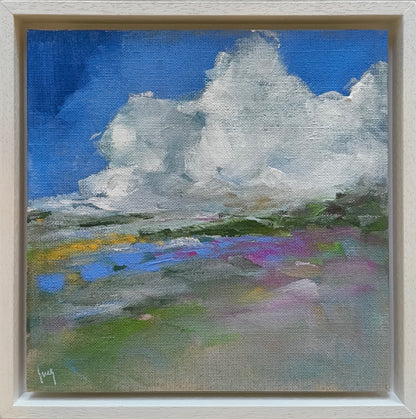 Ramm, Ines, Sommerfeld, 20 x 20cm, Acryl auf Leinwand