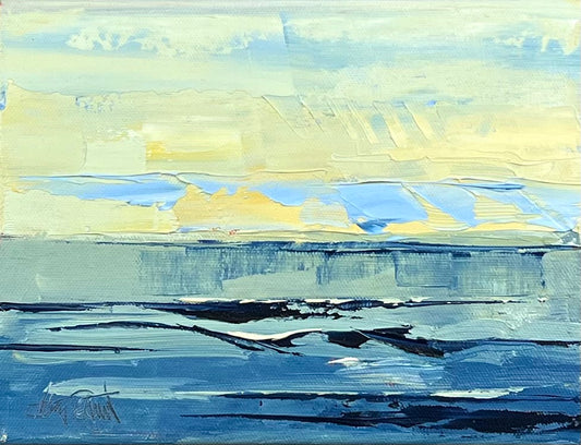 Tegtmeier, Claus, Sommerfrühe, 18 x 24cm, Öl auf Leinwand