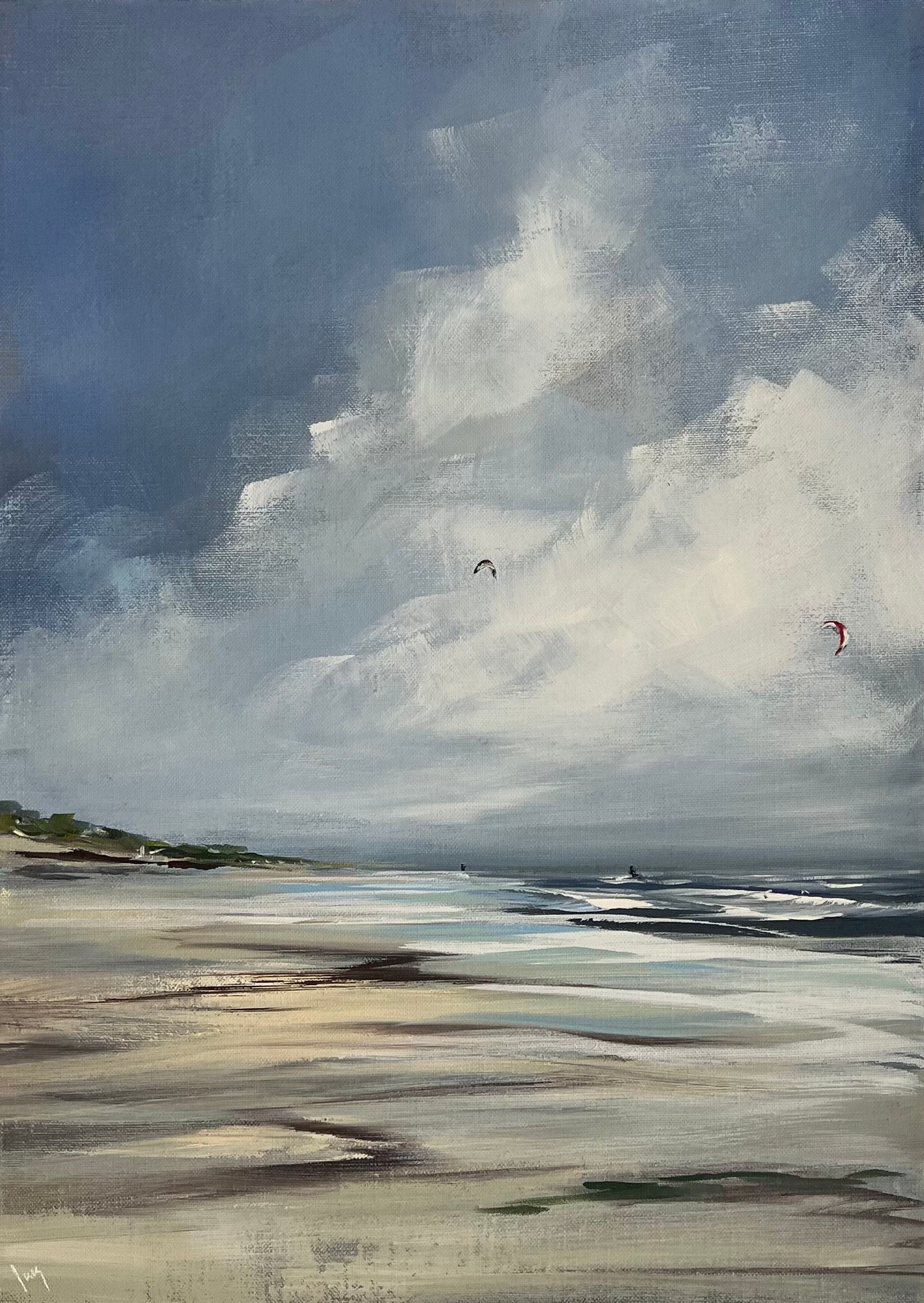 Ramm, Ines, Sommerwind, 70 x 50cm, Acryl