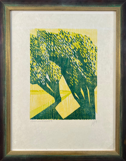 Hermanns, Gerhard, Sommerwind, 27 x 20cm, VIII/X, Holzschnitt, 1979