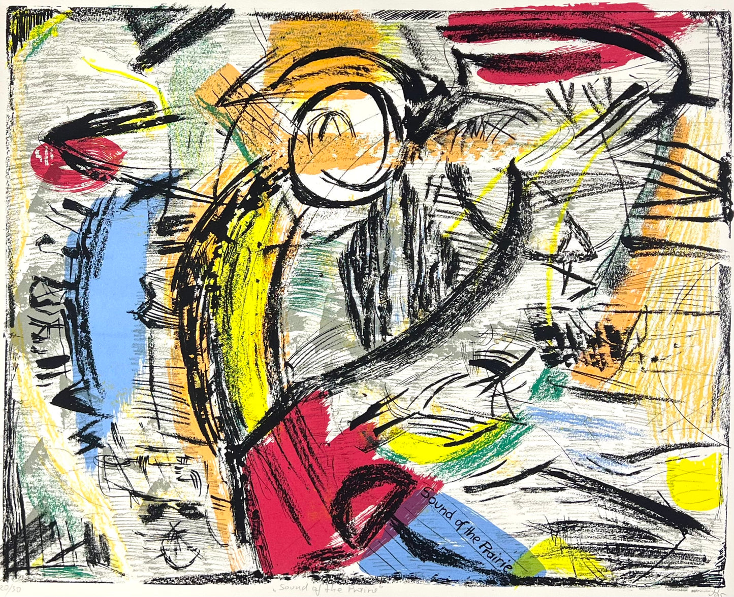 Hofmann, Veit, Sound of the Prairie, 53 x 67cm, 2/30, Siebdruck, 1995
