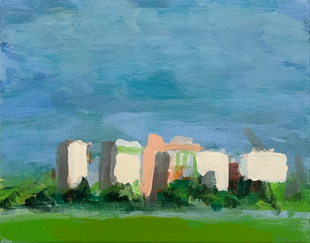 Hansen, Ulrike, Speicher Husum, 24 x 30cm, Eitempera auf Leinwand, 2026