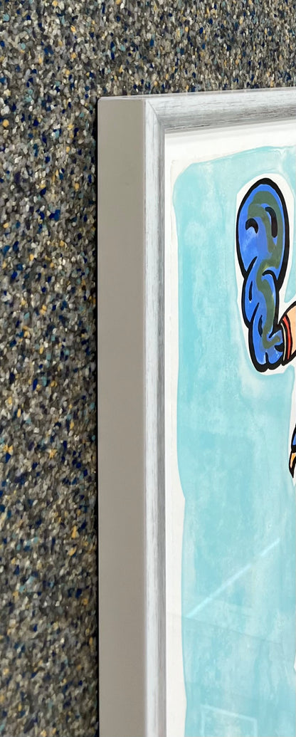 Götze, Moritz, Stadtindianer 76 x 56cm, 10/120, Lithografie