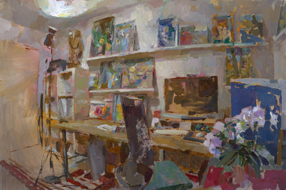 Wirtz, Björn, Studio 2026 I, 40 x60cm, Ölgemälde