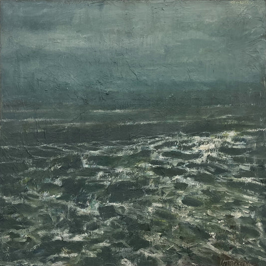 Thiessen, Vivien, Sturmnacht, 60x60cm, Mischtechnik