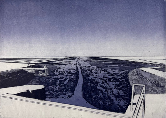 Werkmeister, Wolfgang, Südwesthörn, 21 x 29,5cm, Radierung, 1995