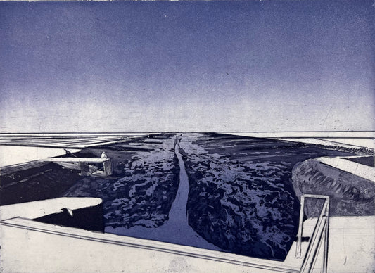Werkmeister, Wolfgang, Südwesthörn, 21 x 29,5cm, Probe 3, Radierung, 1995