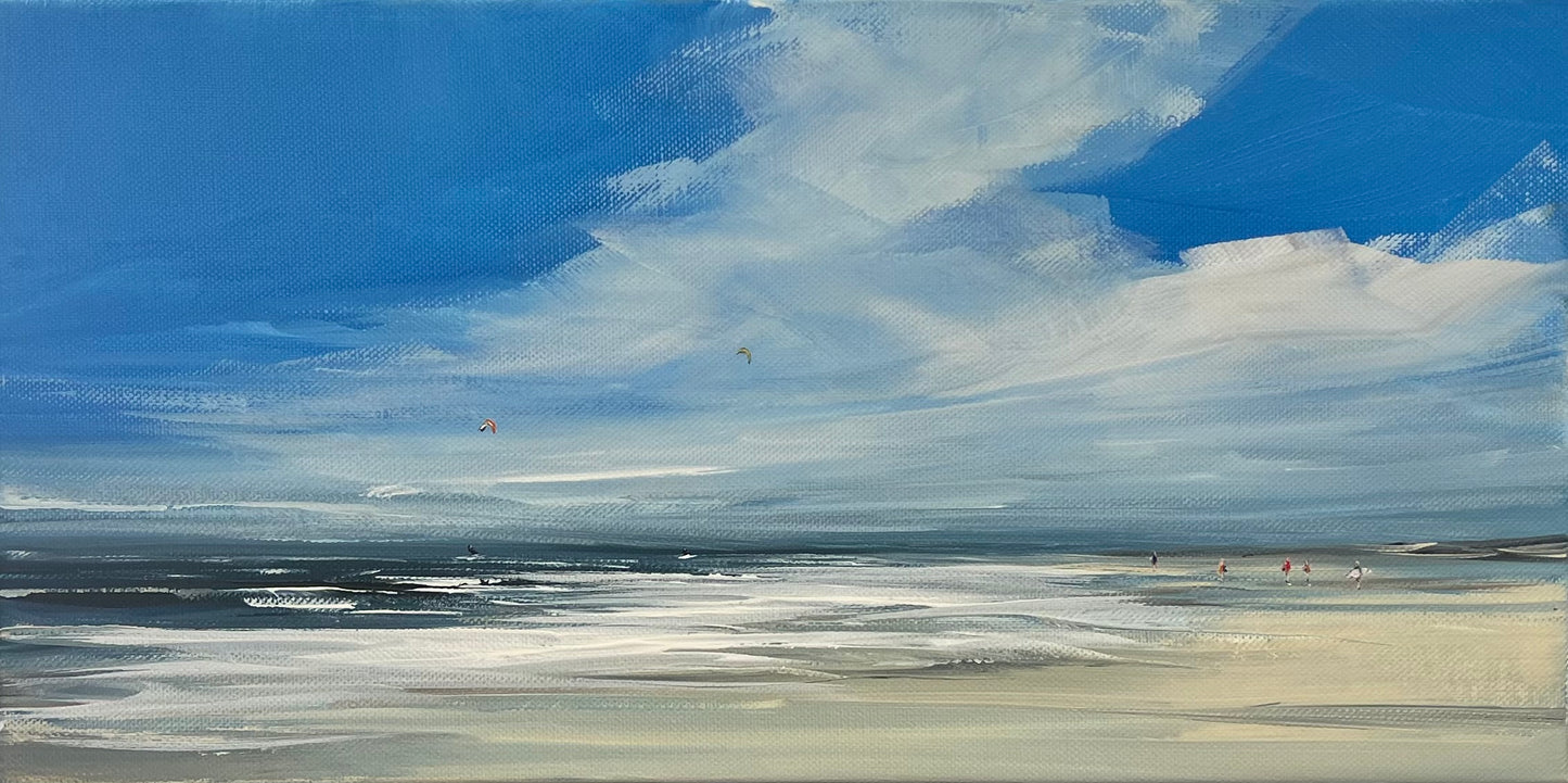 Ramm, Ines, Summer Vibes, 35 x 70cm, Acryl