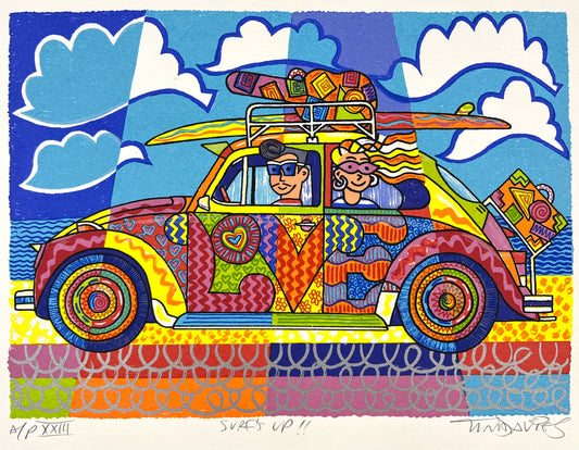 Davis, Tim, Surf`s up, 21.5 X 30cm, APXXXIII