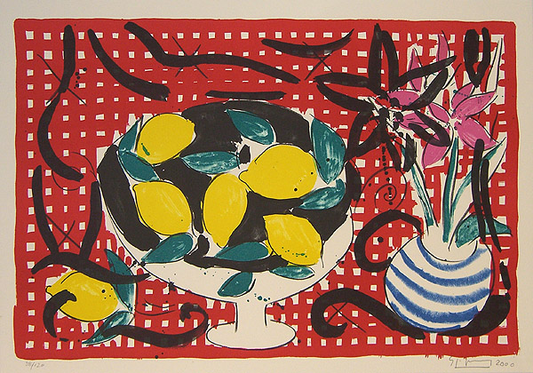 Szczesny, Stefan, Bowl of Lemons-Birthday Suite, 38 x 56cm, 26/120, Lithografie