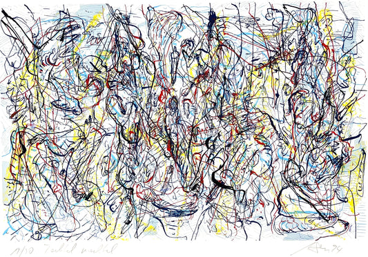 Dress, Andreas, Techtelmechtel, 30 x 45,5cm, 19/30, Siebdruck, 1994