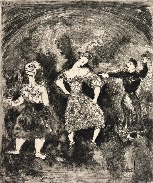Chagall, Marc, Testament expliqué par Esope (Testament erklärt von Äsop), 29 x 24,5cm, Radierung, 1952