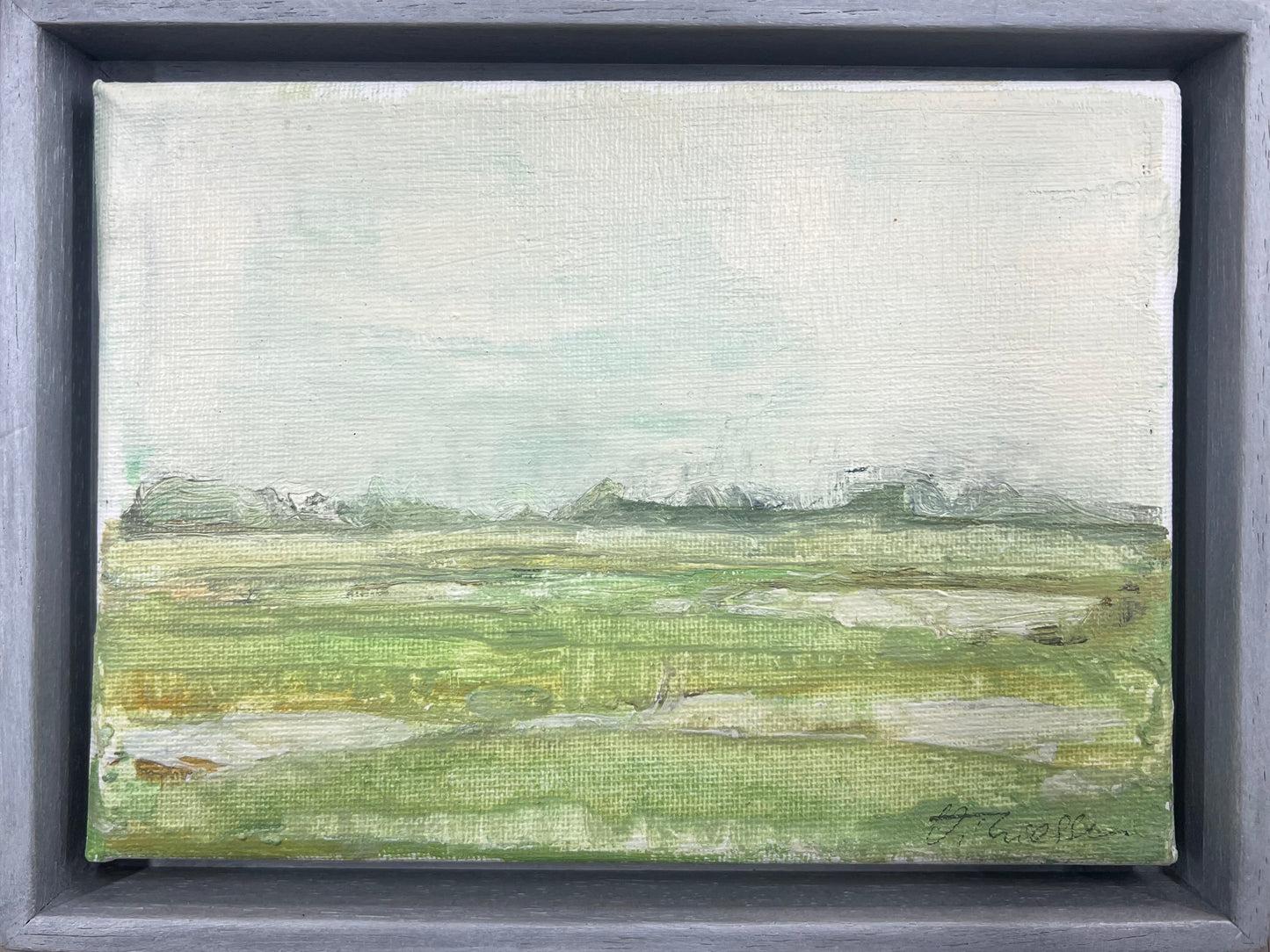 Thiessen, Vivien, Landschaft, 13 x 18cm, Öl auf Leinwand