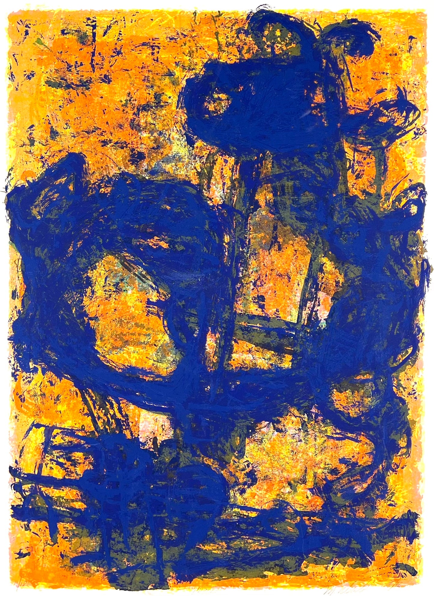 Alsterlind, Mark, Ohne Titel 1, 70 x 50cm, 23/26, Siebdruck, 1996