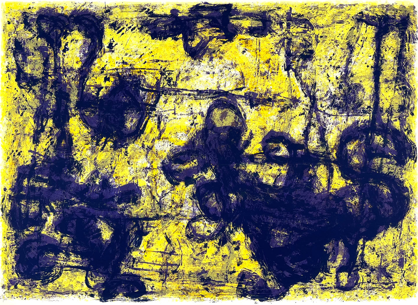Alsterlind, Mark, Ohne Titel 2, 50 x 70cm, 11/18, Siebdruck, 1996