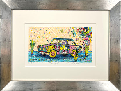 Grimm, Max, Trabant, 16 x 28cm, 16/80, Siebdruck, 2024