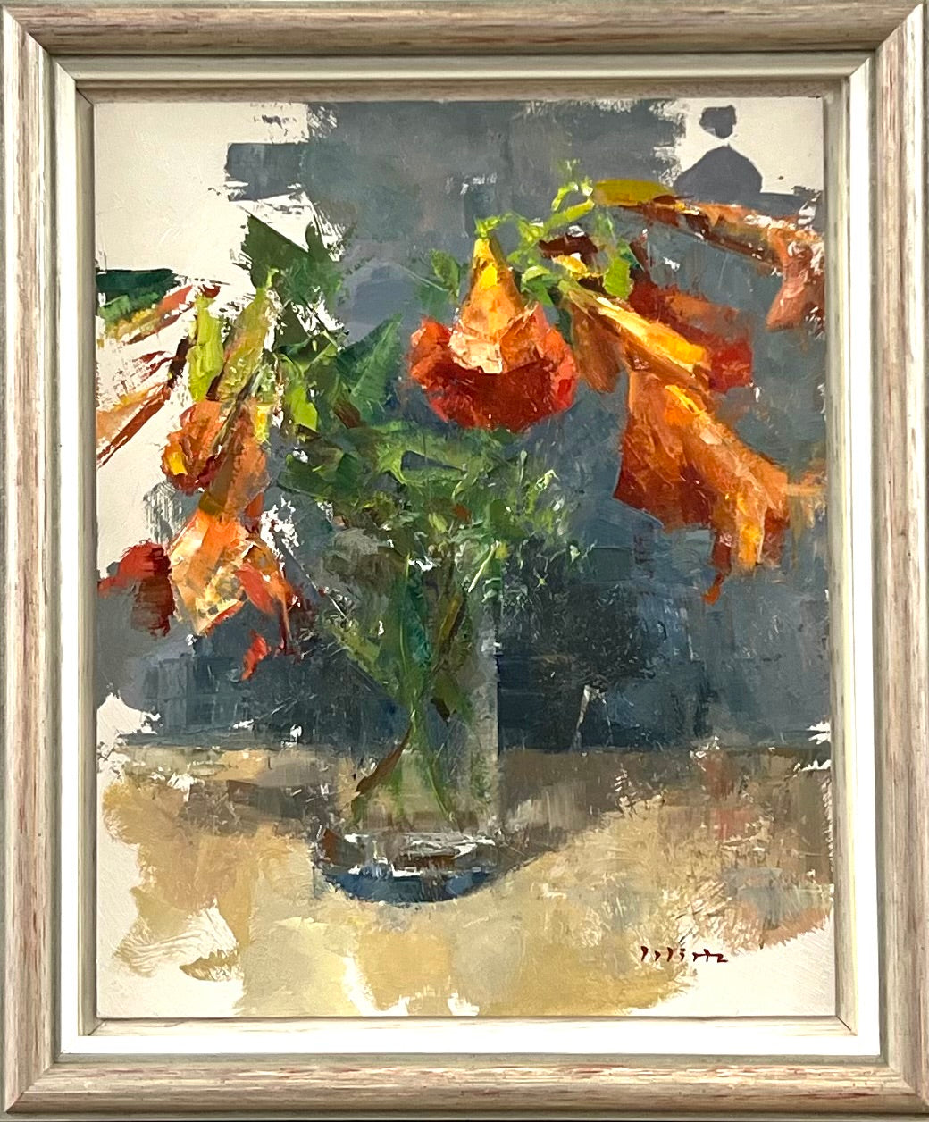 Wirtz, Björn, Trompeten, 30 x 24cm, Ölgemälde