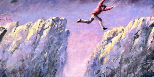Wever, Peter, Übersprung, 60 x 120cm, Acryl auf Leinwand
