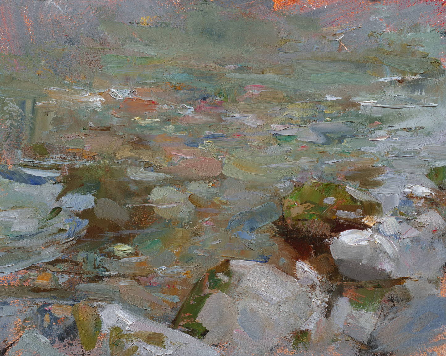 Wirtz, Björn, Uferzeiten, 24 x 30cm, Ölgemälde