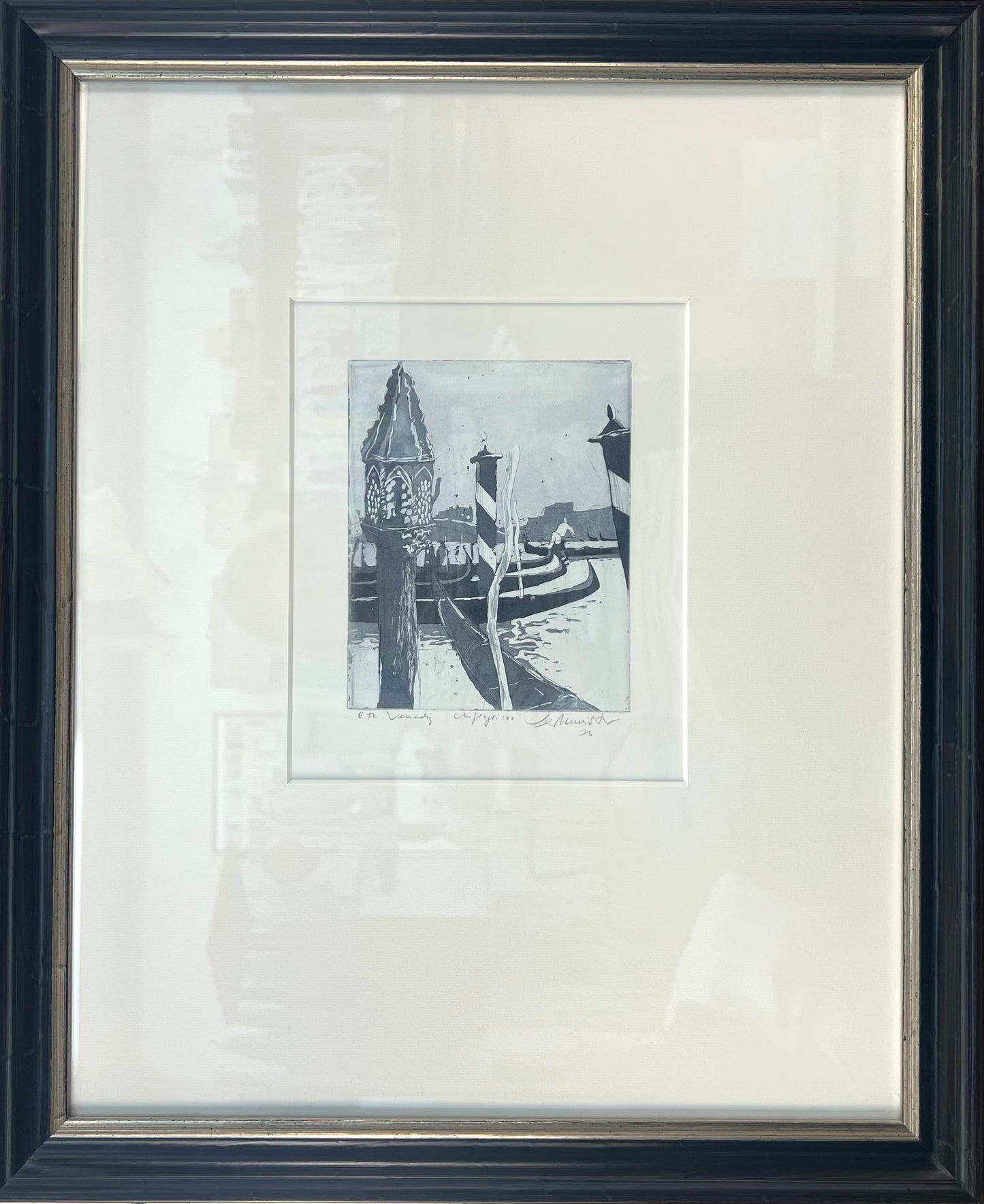 Werkmeister, Wolfgang, Venedig I, 16 x 13 cm, e.a., Radierung