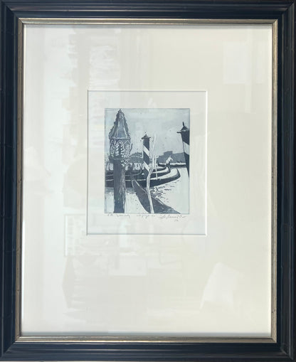 Werkmeister, Wolfgang, Venedig I, 16 x 13 cm, e.a., Radierung