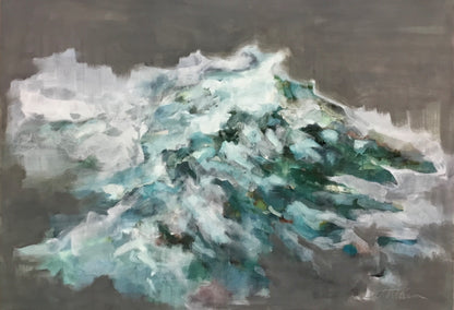 Thiessen, Vivien, Konstruktion Meer 4, 100 x 70cm, Öl auf Leinwand