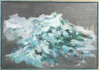 Thiessen, Vivien, Konstruktion Meer 4, 100 x 70cm, Öl auf Leinwand