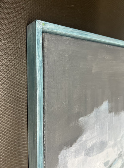 Thiessen, Vivien, Konstruktion Meer 4, 100 x 70cm, Öl auf Leinwand