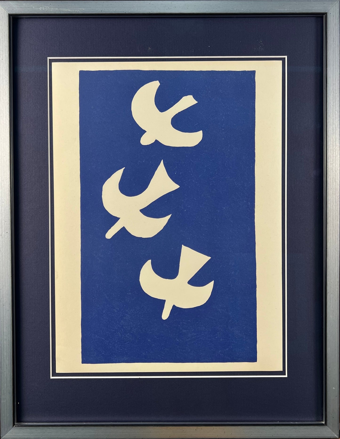 Braque, Georges, Vögel I, 1955, 35 x 26cm, Lithografie