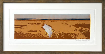 Nesterova, Anastasiya, Vogelparadies, 27 x 67cm, 1/5, Farbholzschnitt