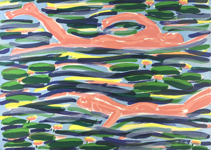 Salomé, Waterlilypond I, 56 x 76cm, 113/120, Lithografie