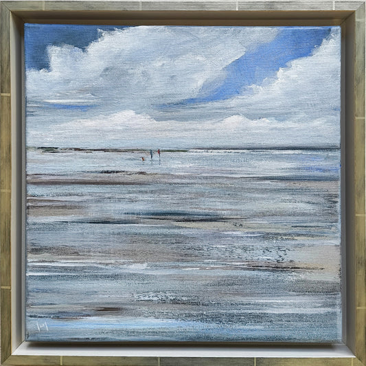 Ramm, Ines, Watt Ebbe, 30 x 30cm, Acryl auf Leinwand