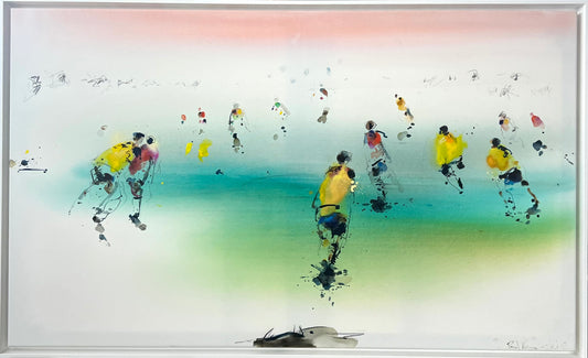 Kaminski, Paul, Watt III, 90 x 150cm, Öl und Acryl auf Leinwand