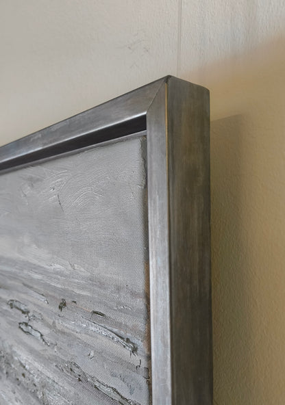 Meinel, Mathias, Watt bei Lüttmoorsiel II, 100 x 110cm, Öl auf Leinwand