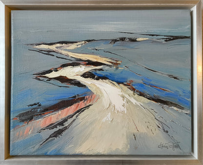 Tegtmeier, Claus, Wattlahnung, 24 x 30cm, Öl auf Leinwand