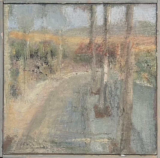 Feyen, Harald, Weg im Süden, 24 x 24cm, Ölgemälde