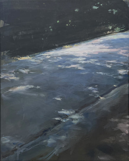 Weiner, Corinna, Licht und Schatten auf dem Weg zum Meer, Öl auf Leinwand, 50 x 40 cm
